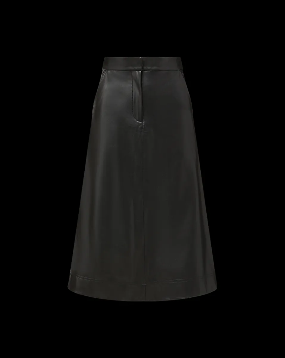 Veronica Beard Skirts & Shorts*Louise Vegan Leather Skirt in Black