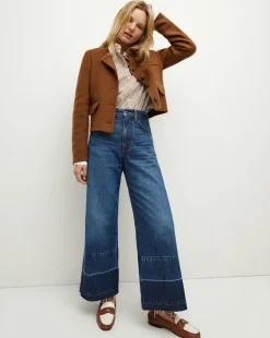 Veronica Beard Jackets & Outerwear*Lyssa Collarless Jacket in Deep Ochre DeepOchre