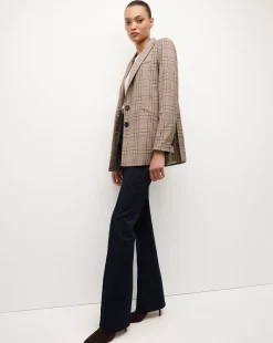 Veronica Beard Jackets & Outerwear|Matching Sets*Maci Plaid Dickey Jacket in Brown Check RussetMulti
