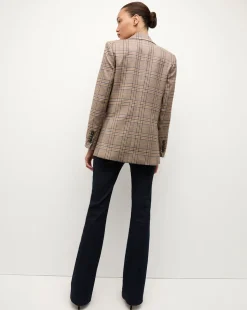 Veronica Beard Jackets & Outerwear|Matching Sets*Maci Plaid Dickey Jacket in Brown Check RussetMulti