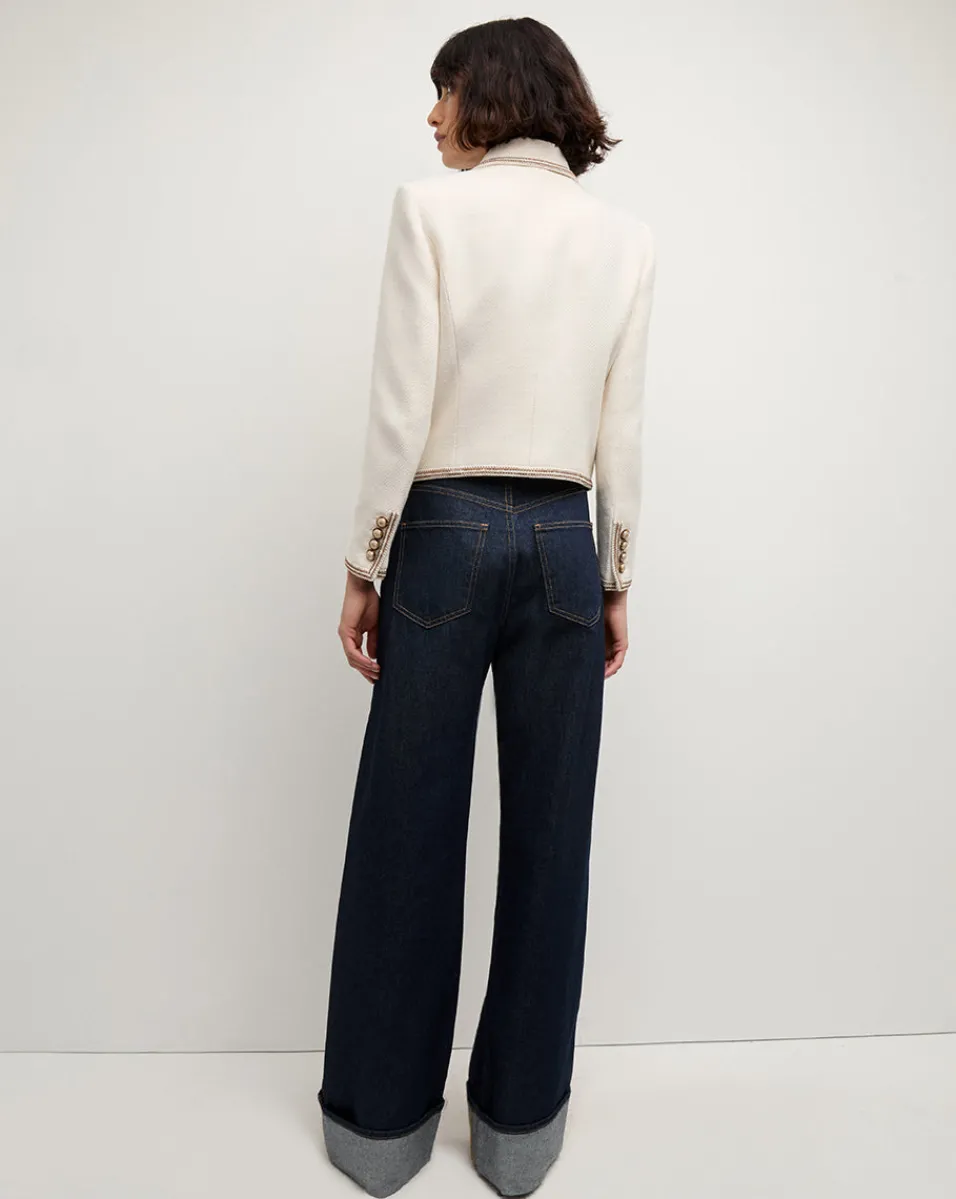 Veronica Beard Jackets & Outerwear|Matching Sets*Makayla Cropped Jacket in Ivory