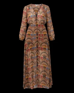 Veronica Beard Dresses|Party Dressing*Makenzie Dress in Dark Chocolate DarkChocolateMulti