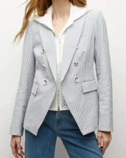 Veronica Beard Dickeys*Marlo Cotton Eyelet Dickey in White
