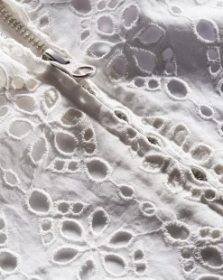 Veronica Beard Dickeys*Marlo Cotton Eyelet Dickey in White