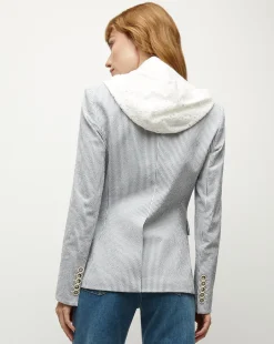 Veronica Beard Dickeys*Marlo Cotton Eyelet Dickey in White