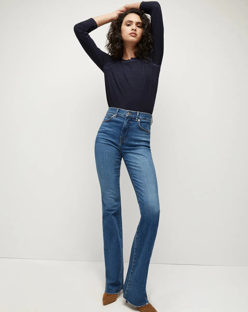 Veronica Beard Tops*Mason Baseball Tee Navy