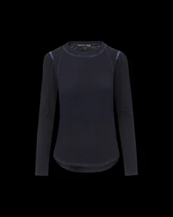 Veronica Beard Tops*Mason Baseball Tee Navy