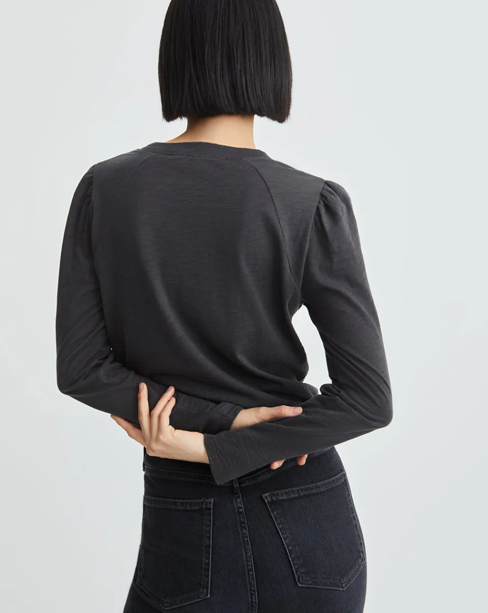 Veronica Beard Tops|Extended Sizes*Mason Baseball Tee Charcoal