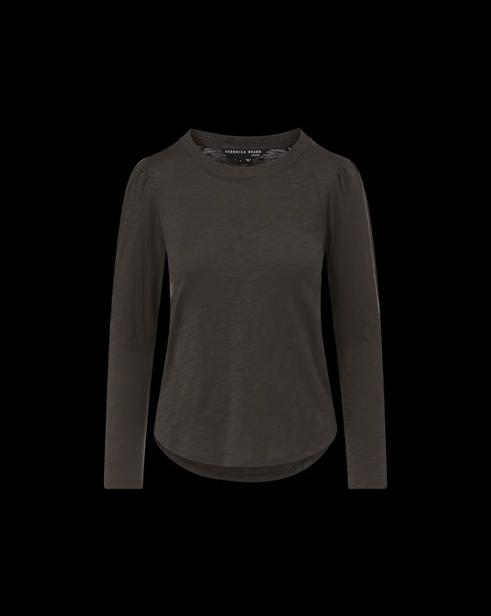 Veronica Beard Tops|Extended Sizes*Mason Baseball Tee Charcoal