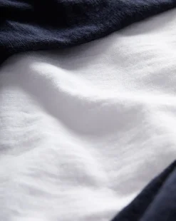 Veronica Beard Tops*Mason Baseball Tee in White/Navy