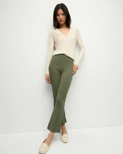 Veronica Beard Pants|Matching Sets*Massaro Knit Pant in Stone Army StoneArmy