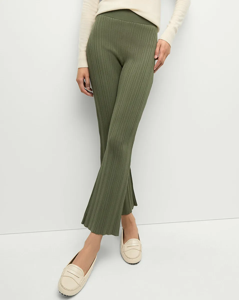 Veronica Beard Pants|Matching Sets*Massaro Knit Pant in Stone Army StoneArmy