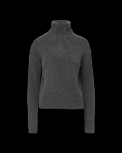 Veronica Beard Sweaters|Tops*Matilda Merino Cashmere Turtleneck in Charcoal