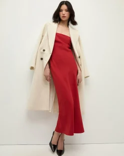 Veronica Beard Dresses|The Veronicas' Favorites*Mavis Maxi Slip Dress in Red Crimson