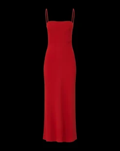 Veronica Beard Dresses|The Veronicas' Favorites*Mavis Maxi Slip Dress in Red Crimson