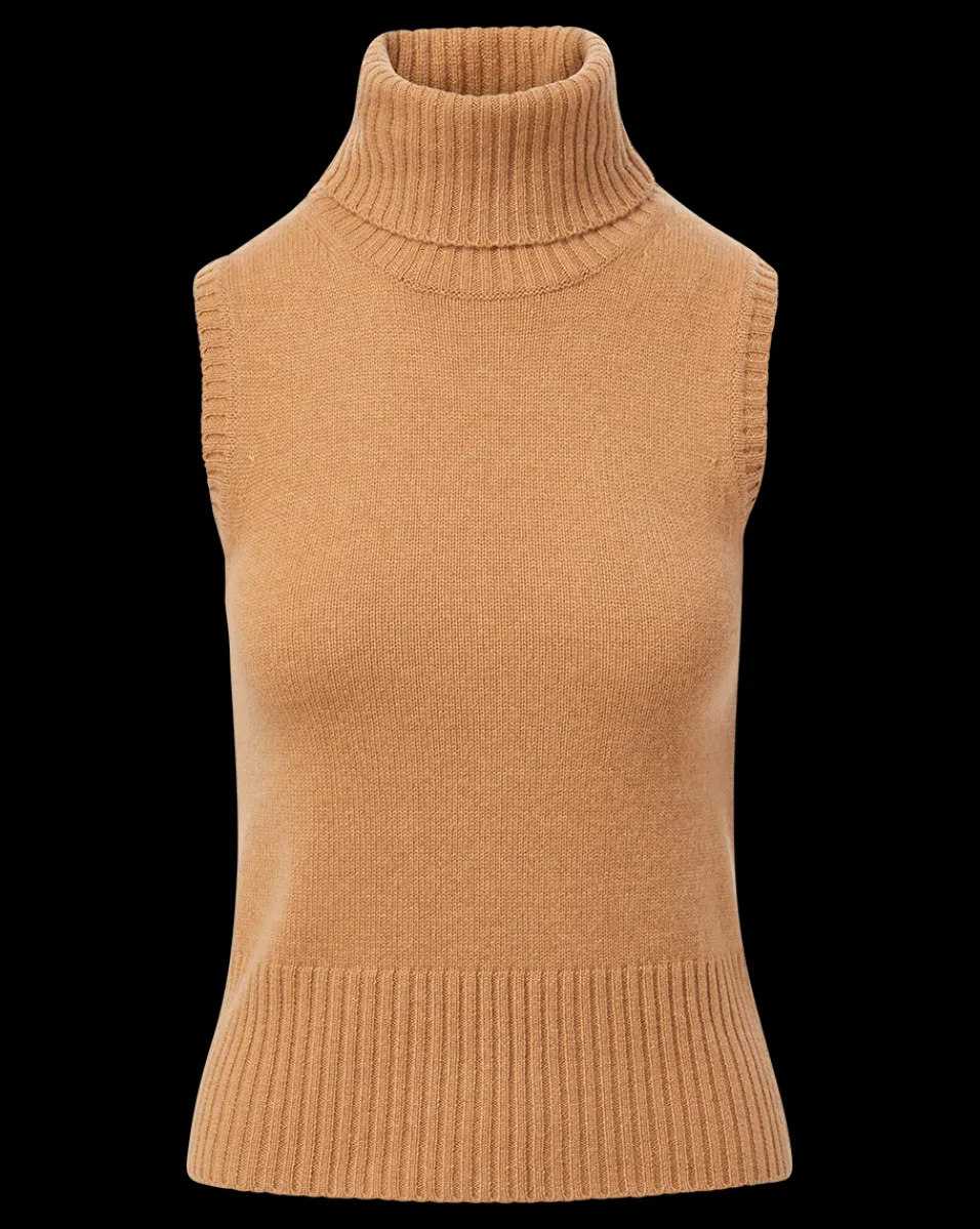 Veronica Beard Sweaters|Tops*Mazzy Cashmere Turtleneck in Camel