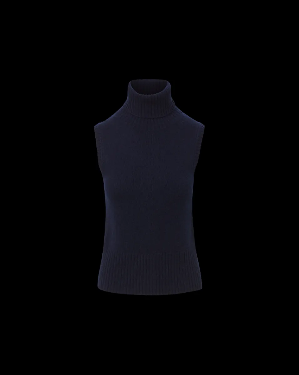 Veronica Beard Sweaters|Tops*Mazzy Cashmere Turtleneck in Navy