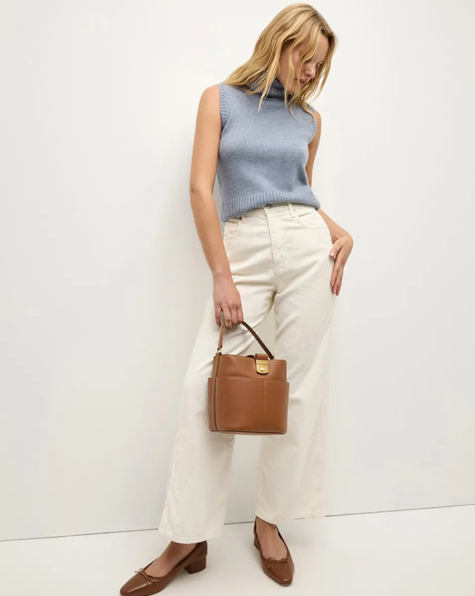 Veronica Beard Sweaters|Tops*Mazzy Cashmere Turtleneck in Smoke Blue SmokeBlue