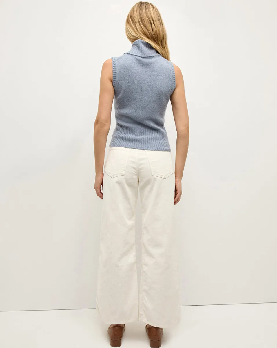 Veronica Beard Sweaters|Tops*Mazzy Cashmere Turtleneck in Smoke Blue SmokeBlue