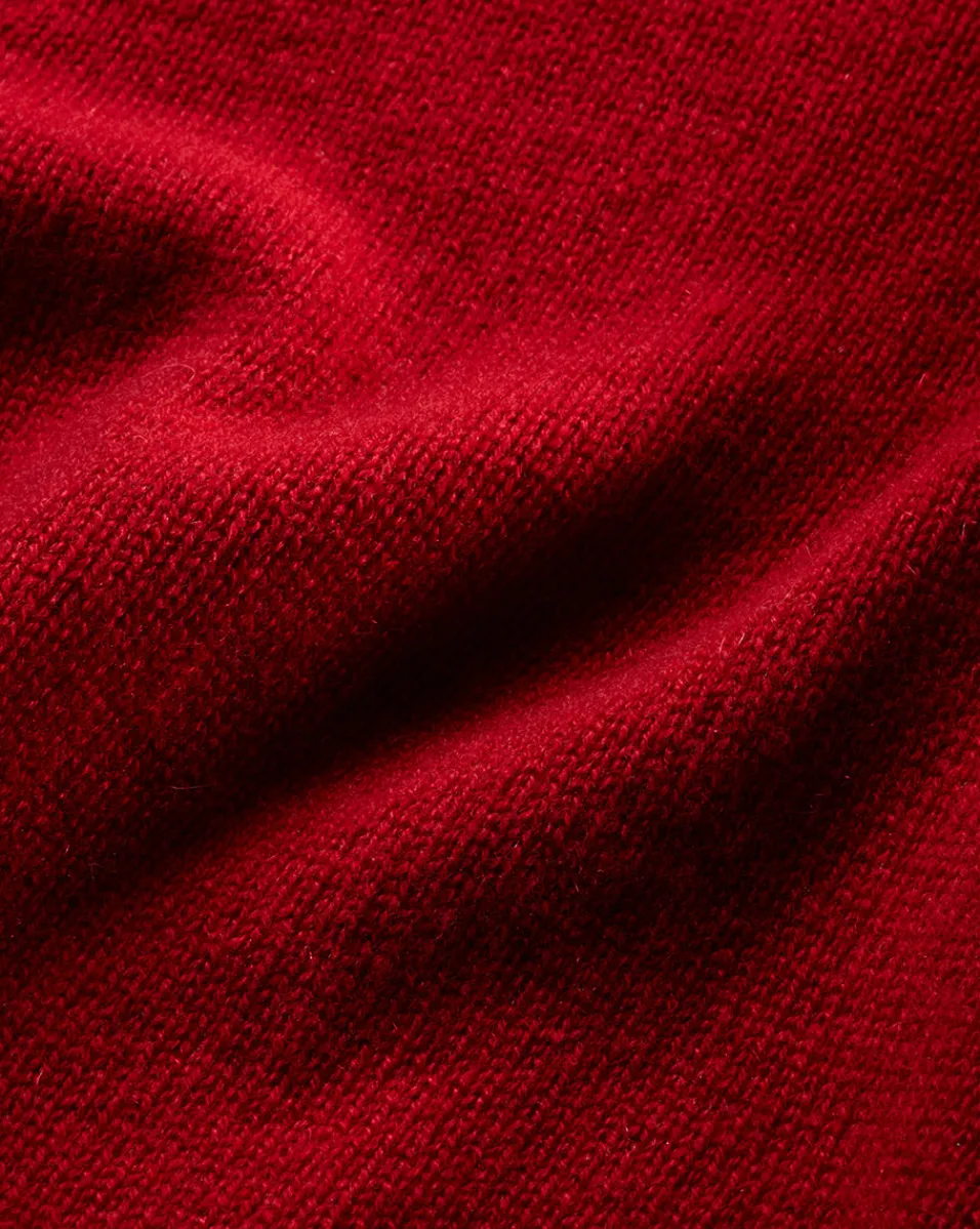 Veronica Beard Sweaters|Tops*Mazzy Cashmere Turtleneck in Crimson