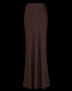 Veronica Beard Skirts & Shorts|The Veronicas' Favorites*Medina Silk Skirt in Dark Chocolate DarkChocolate