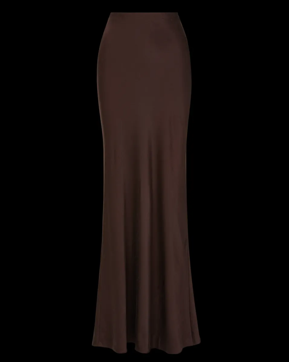 Veronica Beard Skirts & Shorts|The Veronicas' Favorites*Medina Silk Skirt in Dark Chocolate DarkChocolate