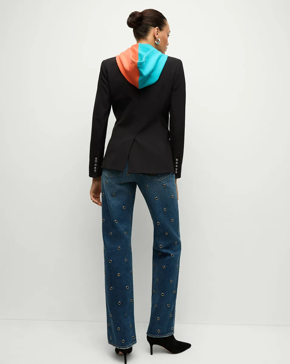 Veronica Beard Jackets & Outerwear|The Gift Guide*Miami Dolphins Dickey Jacket in Black/Silver MiamiDolphins