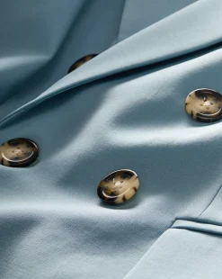 Veronica Beard Jackets & Outerwear|Matching Sets*Miller Dickey Blazer Jacket in Light Blue SeaGlass