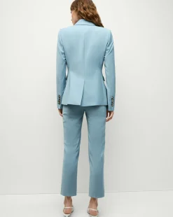 Veronica Beard Jackets & Outerwear|Matching Sets*Miller Dickey Blazer Jacket in Light Blue SeaGlass