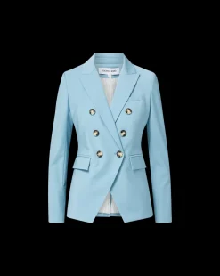 Veronica Beard Jackets & Outerwear|Matching Sets*Miller Dickey Blazer Jacket in Light Blue SeaGlass