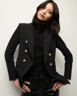 Veronica Beard Jackets & Outerwear|Extended Sizes*Miller Dickey Jacket Black/Gold