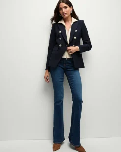 Veronica Beard Jackets & Outerwear|Extended Sizes*Miller Dickey Jacket Navy/Silver