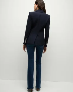 Veronica Beard Jackets & Outerwear|Extended Sizes*Miller Dickey Jacket Navy/Silver
