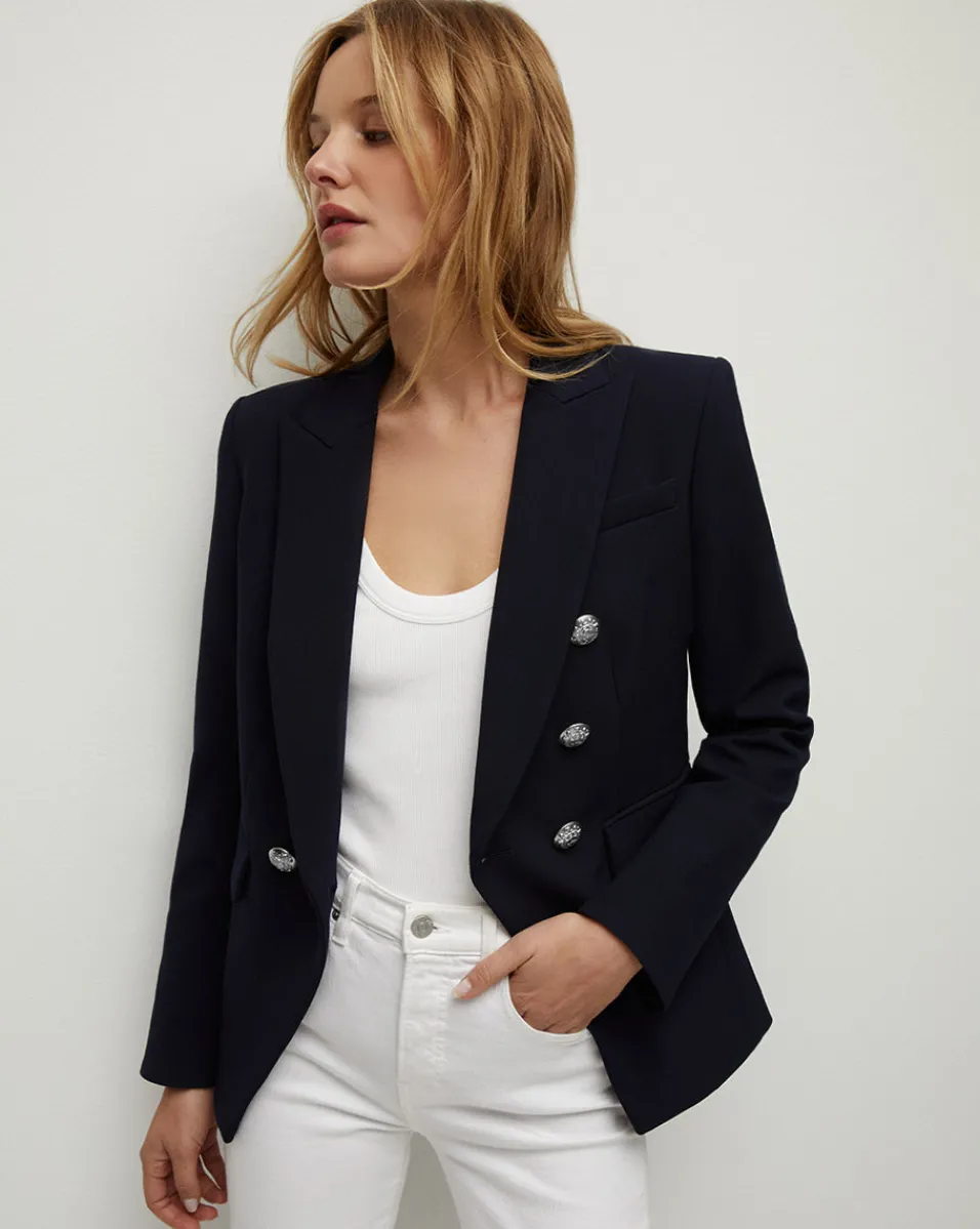 Veronica Beard Jackets & Outerwear|Extended Sizes*Miller Dickey Jacket Navy/Silver