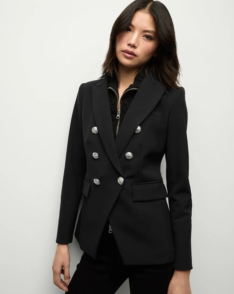 Veronica Beard Jackets & Outerwear|Extended Sizes*Miller Dickey Jacket Black/Silver