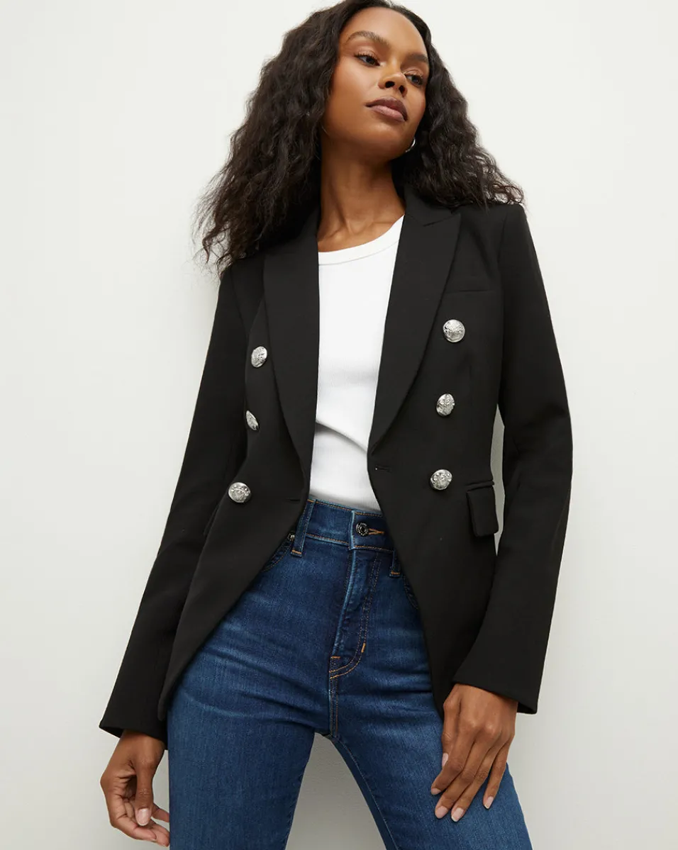 Veronica Beard Jackets & Outerwear|Extended Sizes*Miller Dickey Jacket Black/Silver