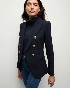 Veronica Beard Jackets & Outerwear|Extended Sizes*Miller Dickey Jacket Navy/Gold