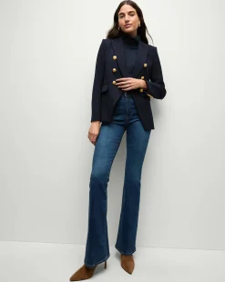 Veronica Beard Jackets & Outerwear|Extended Sizes*Miller Dickey Jacket Navy/Gold
