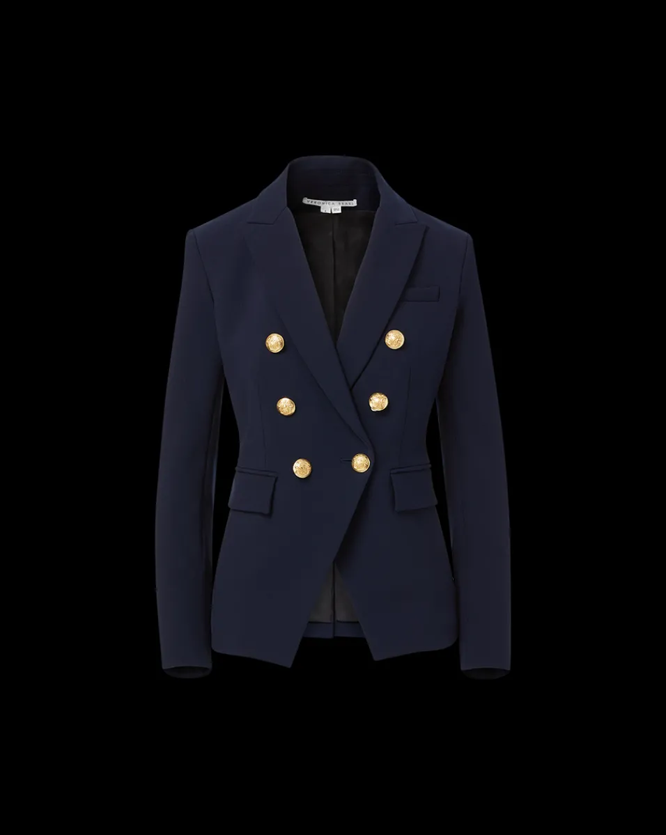 Veronica Beard Jackets & Outerwear|Extended Sizes*Miller Dickey Jacket Navy/Gold