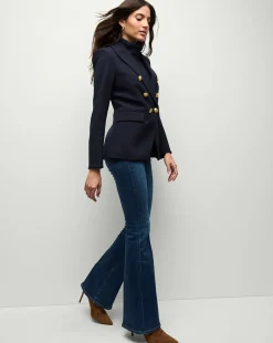 Veronica Beard Jackets & Outerwear|Extended Sizes*Miller Dickey Jacket Navy/Gold