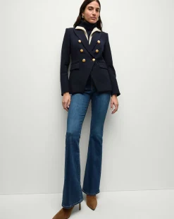 Veronica Beard Jackets & Outerwear|Extended Sizes*Miller Dickey Jacket Navy/Gold