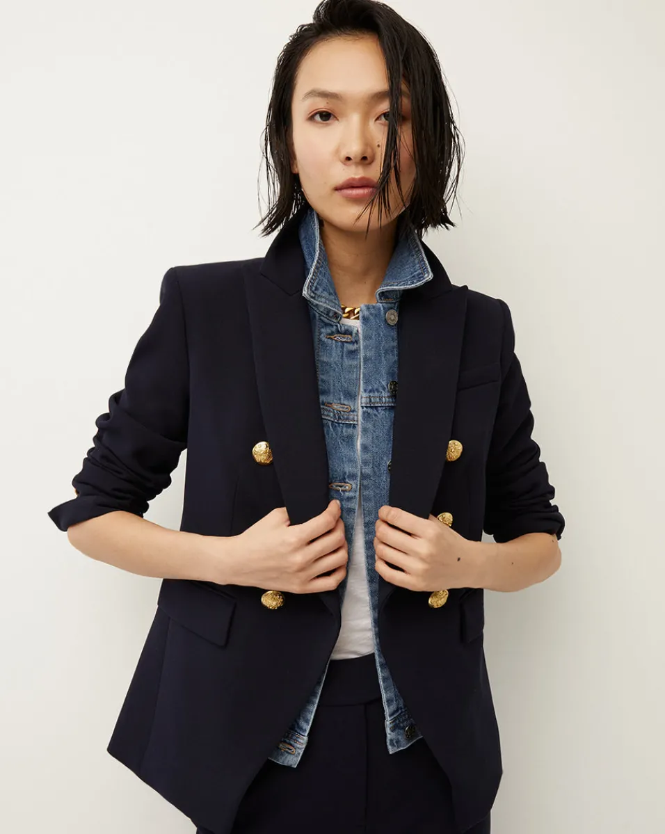 Veronica Beard Jackets & Outerwear|Extended Sizes*Miller Dickey Jacket Navy/Gold