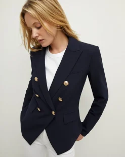 Veronica Beard Jackets & Outerwear|Extended Sizes*Miller Dickey Jacket Navy/Gold