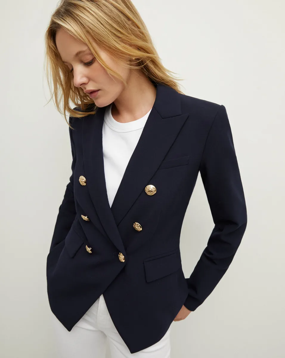 Veronica Beard Jackets & Outerwear|Extended Sizes*Miller Dickey Jacket Navy/Gold