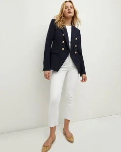 Veronica Beard Jackets & Outerwear|Extended Sizes*Miller Dickey Jacket Navy/Gold