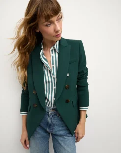 Veronica Beard Jackets & Outerwear|Matching Sets*Miller Dickey Jacket in Dark Green Pine