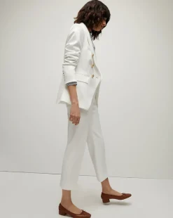 Veronica Beard Jackets & Outerwear|Extended Sizes*Miller Dickey Jacket in Off-White/Gold