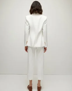 Veronica Beard Jackets & Outerwear|Extended Sizes*Miller Dickey Jacket in Off-White/Gold