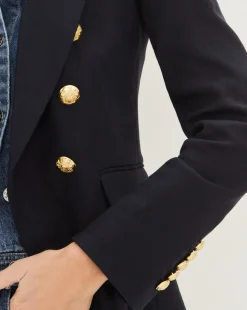 Veronica Beard Jackets & Outerwear*Miller Women's Linen Dickey Jacket Navy