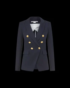 Veronica Beard Jackets & Outerwear*Miller Women's Linen Dickey Jacket Navy